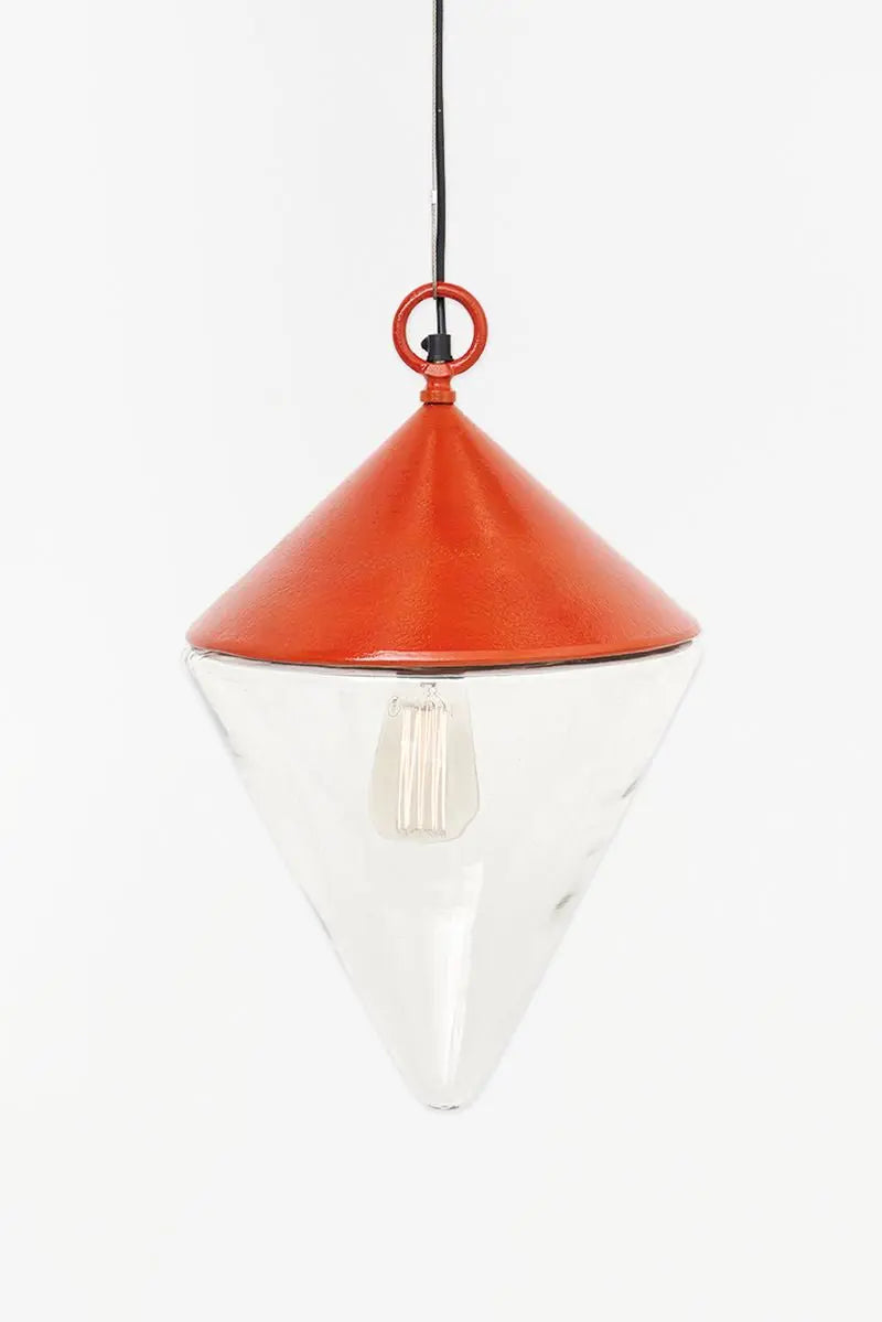 Red Conical Buoy-Shaped Hanging Light (Large) Ceiling Lights Lamp Batela Giftware