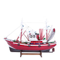 Tuna Fishing Boat II - Model Boat in Red Fishing Boats price-change-job-active Batela Giftware