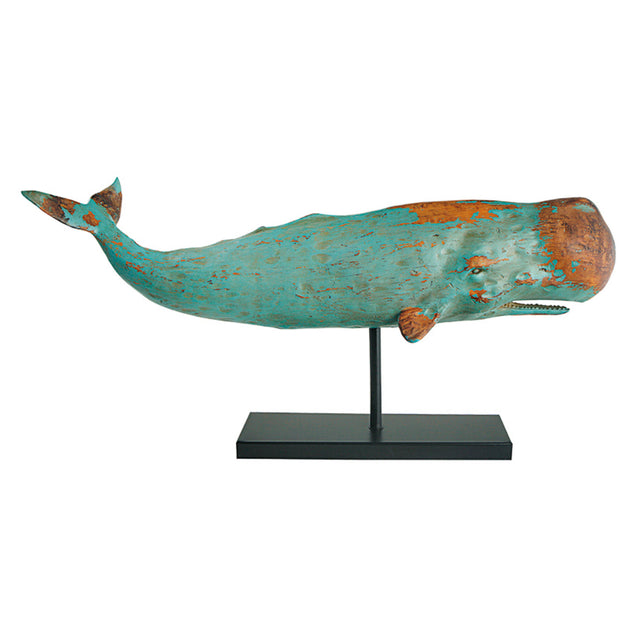 Large Sperm Whale With Base Ornament Marine Mammals Batela Giftware