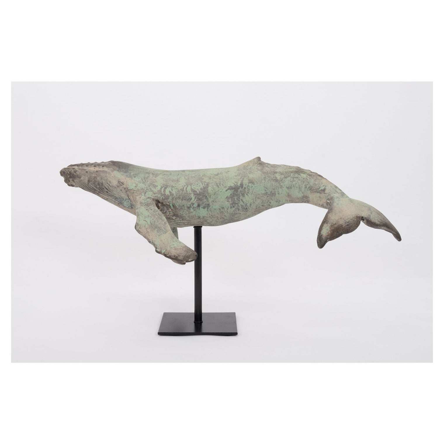 Whale on a Display Stand Ornament Marine Mammals Batela Giftware