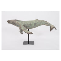 Whale on a Display Stand Ornament Marine Mammals Batela Giftware