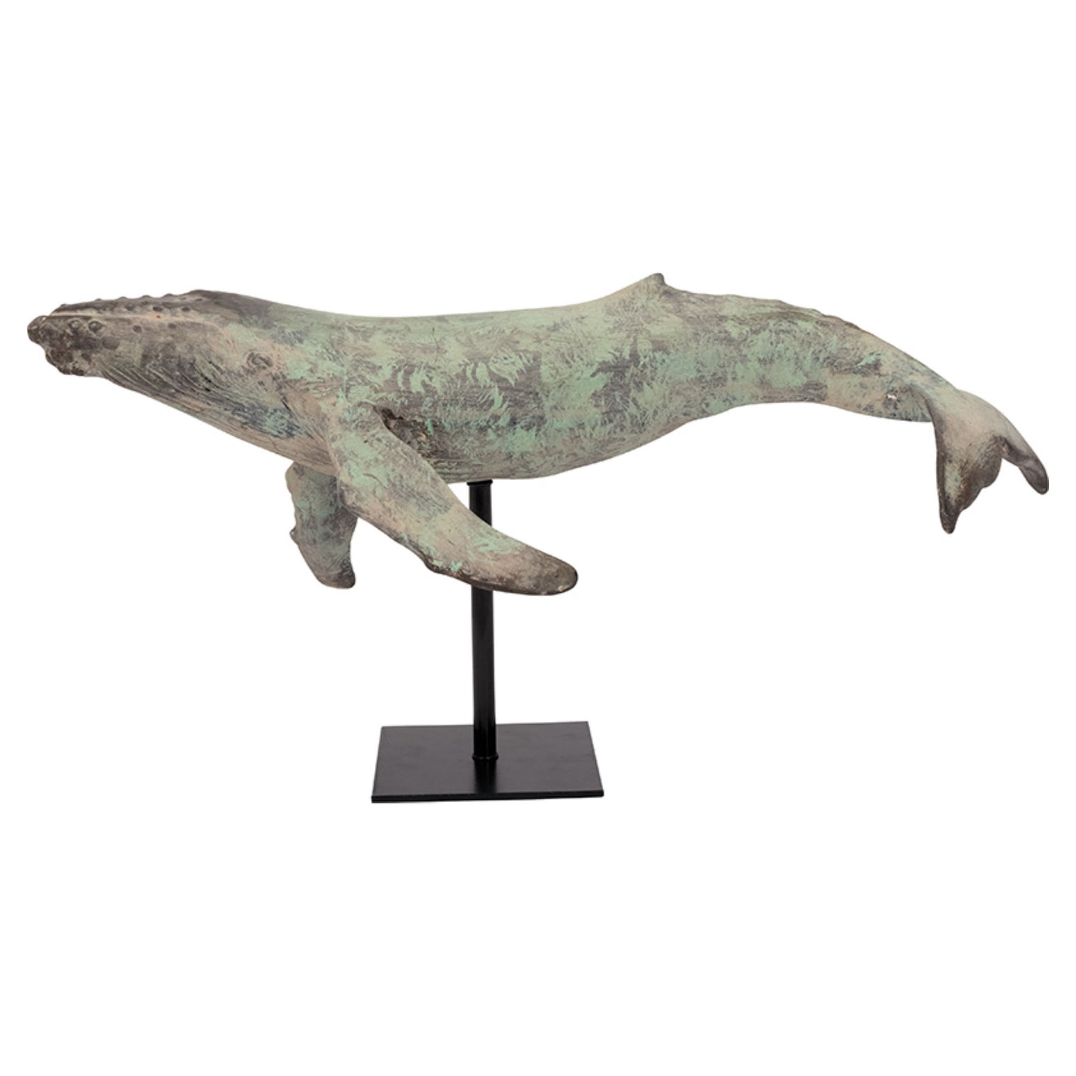 Whale on a Display Stand Ornament Marine Mammals Batela Giftware