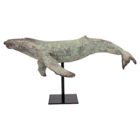 Whale on a Display Stand Ornament Marine Mammals Batela Giftware