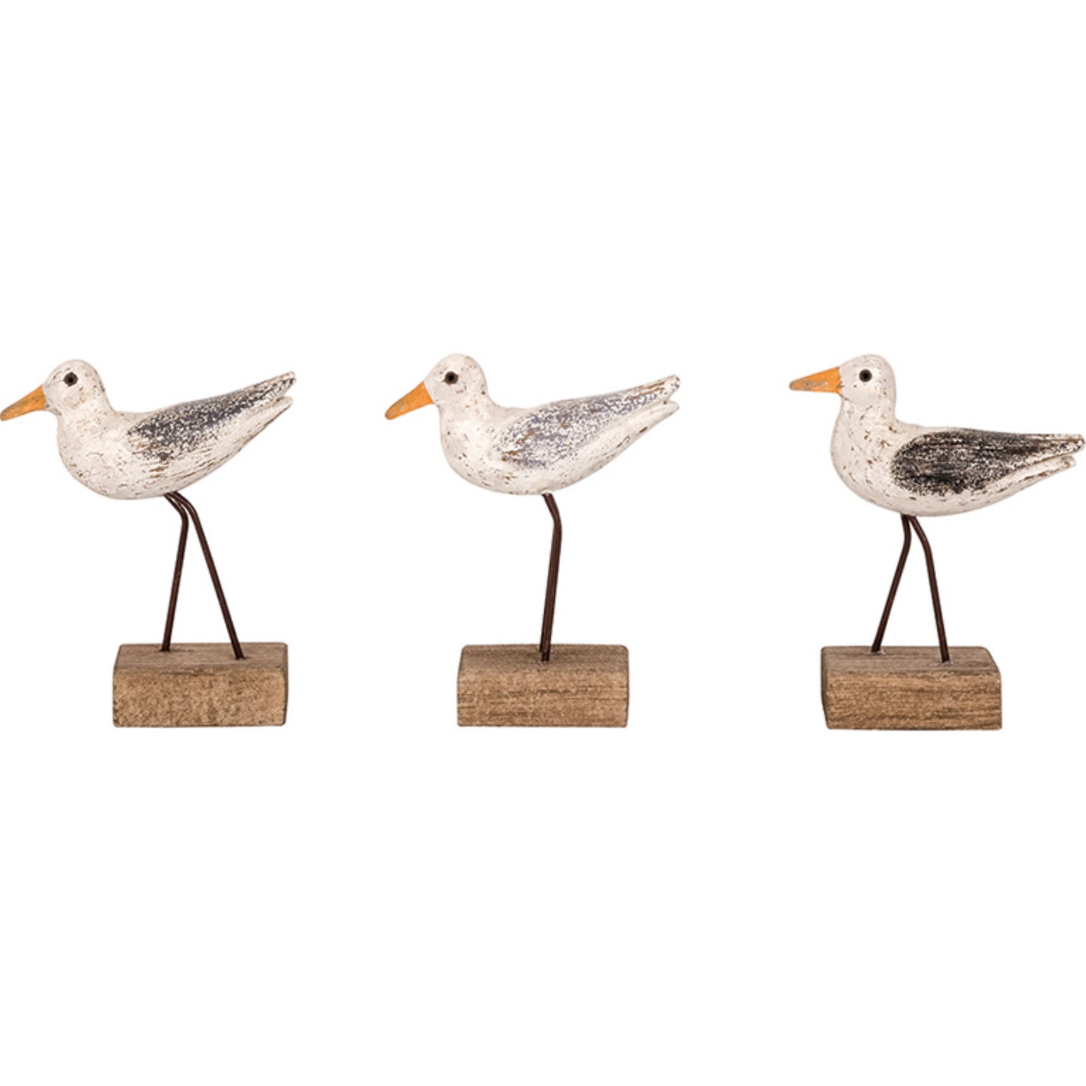 Trio of Bird Ornaments Birds Batela Giftware