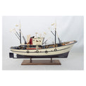 Fishing Boat, Blue and Cream - Model Boat Fishing Boats price-change-job-active Batela Giftware