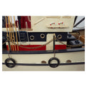 Fishing Boat, Blue and Cream - Model Boat Fishing Boats price-change-job-active Batela Giftware