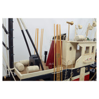 Fishing Boat, Blue and Cream - Model Boat Fishing Boats price-change-job-active Batela Giftware