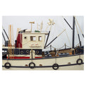 Fishing Boat, Blue and Cream - Model Boat Fishing Boats price-change-job-active Batela Giftware