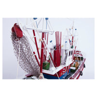 Tuna Fishing Boat II - Model Boat in Red Fishing Boats price-change-job-active Batela Giftware