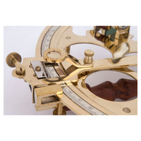 Sextant in Brass with a Wooden Box Desktop Batela Giftware