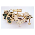 Sextant in Brass with a Wooden Box Desktop Batela Giftware