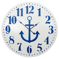 Over Large Nautical Wall Clock Clock Wall Clock Batela Giftware