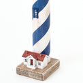 LED Blue & White Tall Lighthouse Battery Lighthouses price-change-job-active Batela Giftware