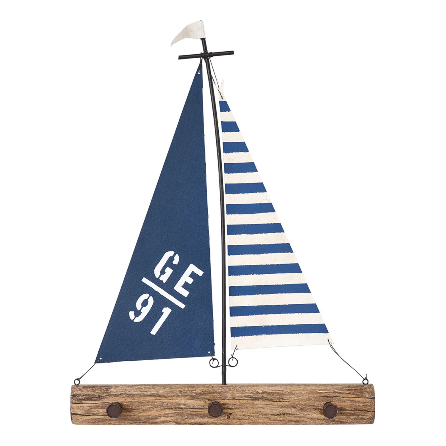 Sail-Boat shaped Coat Rack Coat Racks & Hooks price-change-job-active Batela Giftware