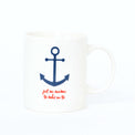 Anchor Mug (White) Mugs (Set of 4) Clearance Batela Giftware