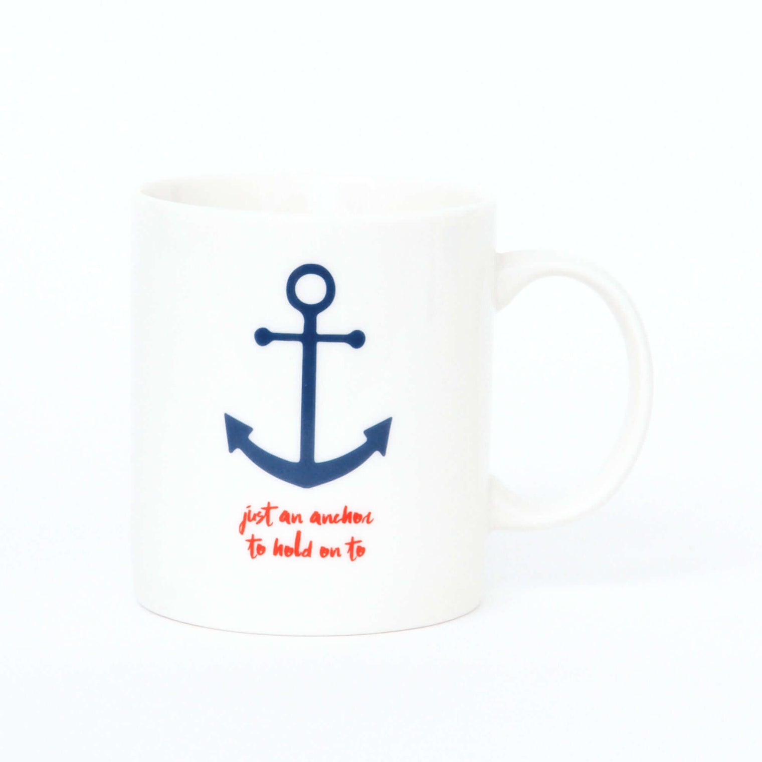 Anchor Mug (White) Mugs (Set of 4) Clearance Batela Giftware