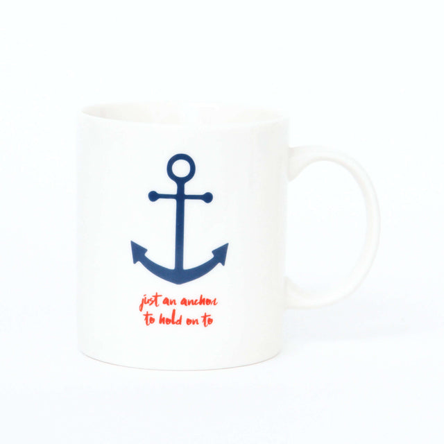 Anchor Mug (White) Mugs (Set of 4) Mugs Batela Giftware