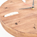 Wood with Rope detail Wall Clock Clock Wall Clock Batela Giftware