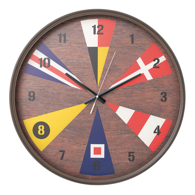 Wall Clock - Large Nautical Wood Face Clock Wall Clock Batela Giftware