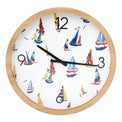 Large Wall Clock - Sailboats Clock price-change-job-active Wall Clock Batela Giftware