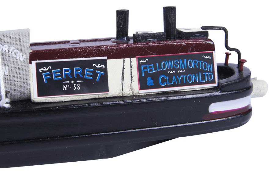 Canal Narrow Boat - Model Boat Boats Batela Giftware