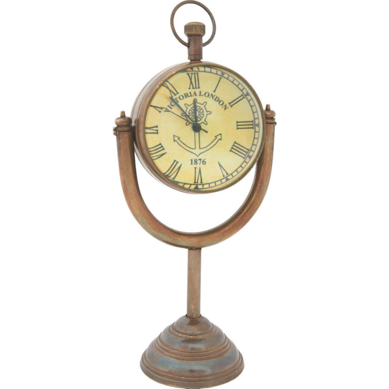 Antique Brass Nautical Navigation Marine 6 Inch Brass Wall Clock Porthole  Clock Best for Gift 