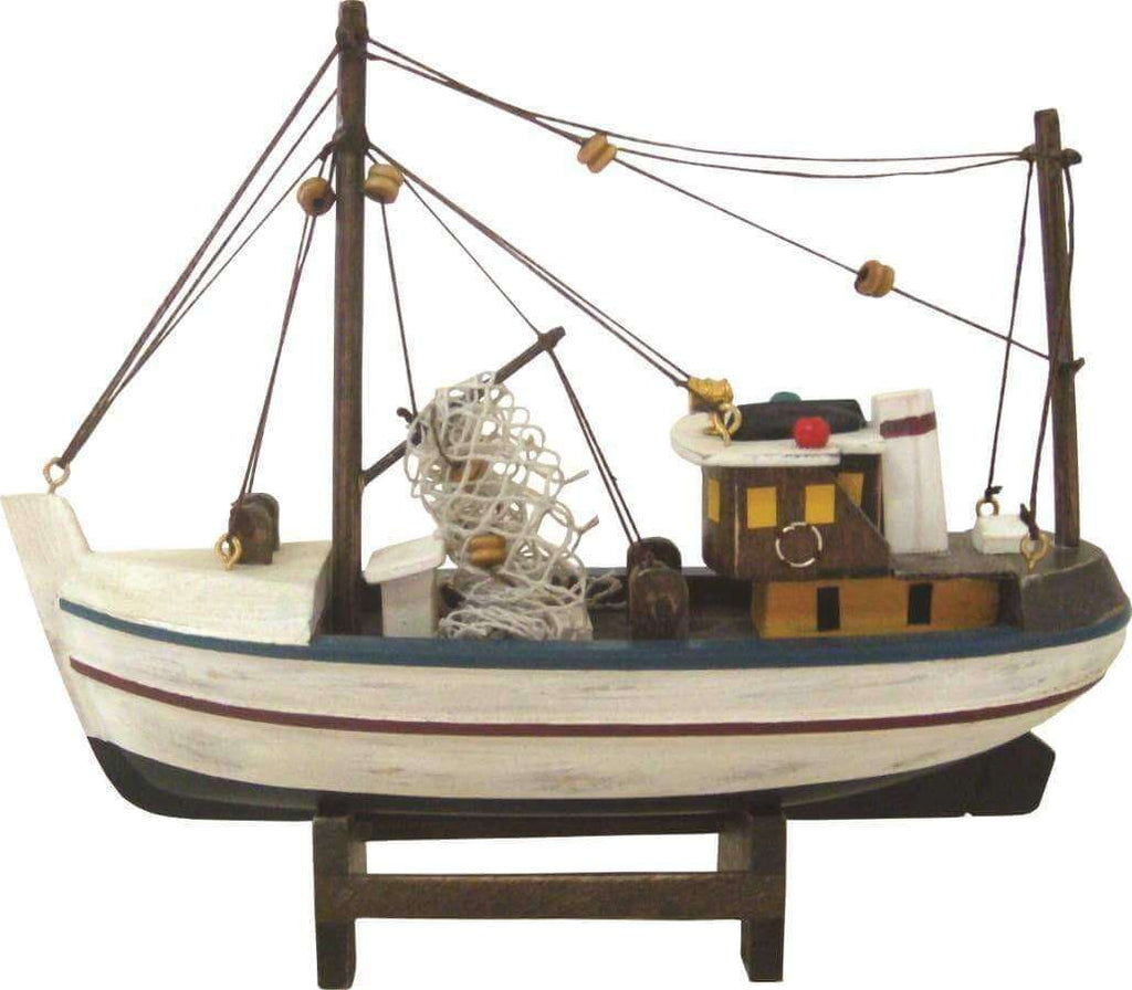 Large Tuna Fishing Boat in Blue - Model Boat
