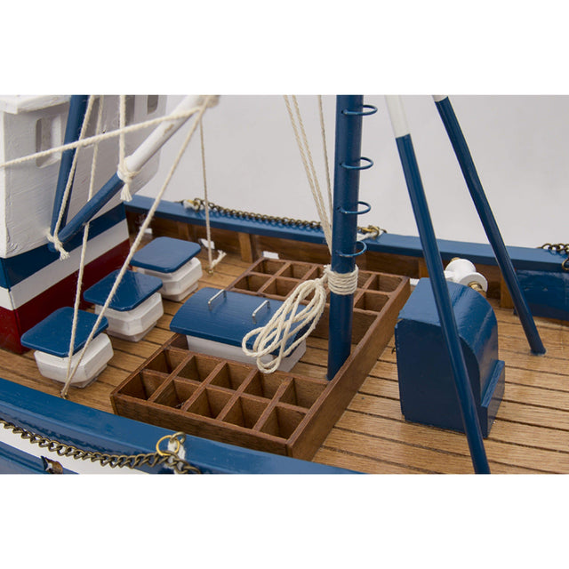 Large Tuna Fishing Boat in Blue - Model Boat Fishing Boats price-change-job-active Batela Giftware