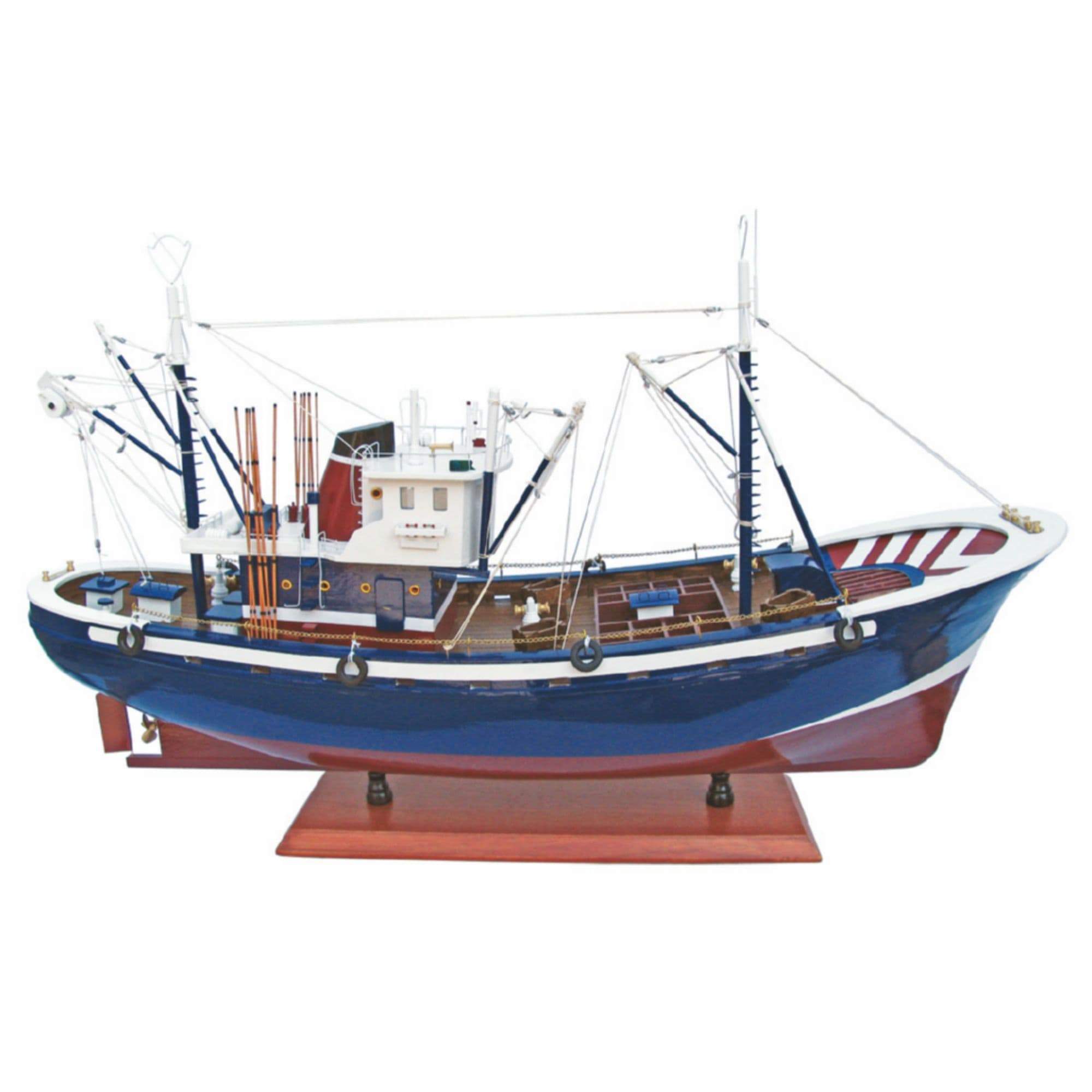 TRAWLER BOAT MODEL, Scale Ship Model, Fisherman Gifts for Men/dad