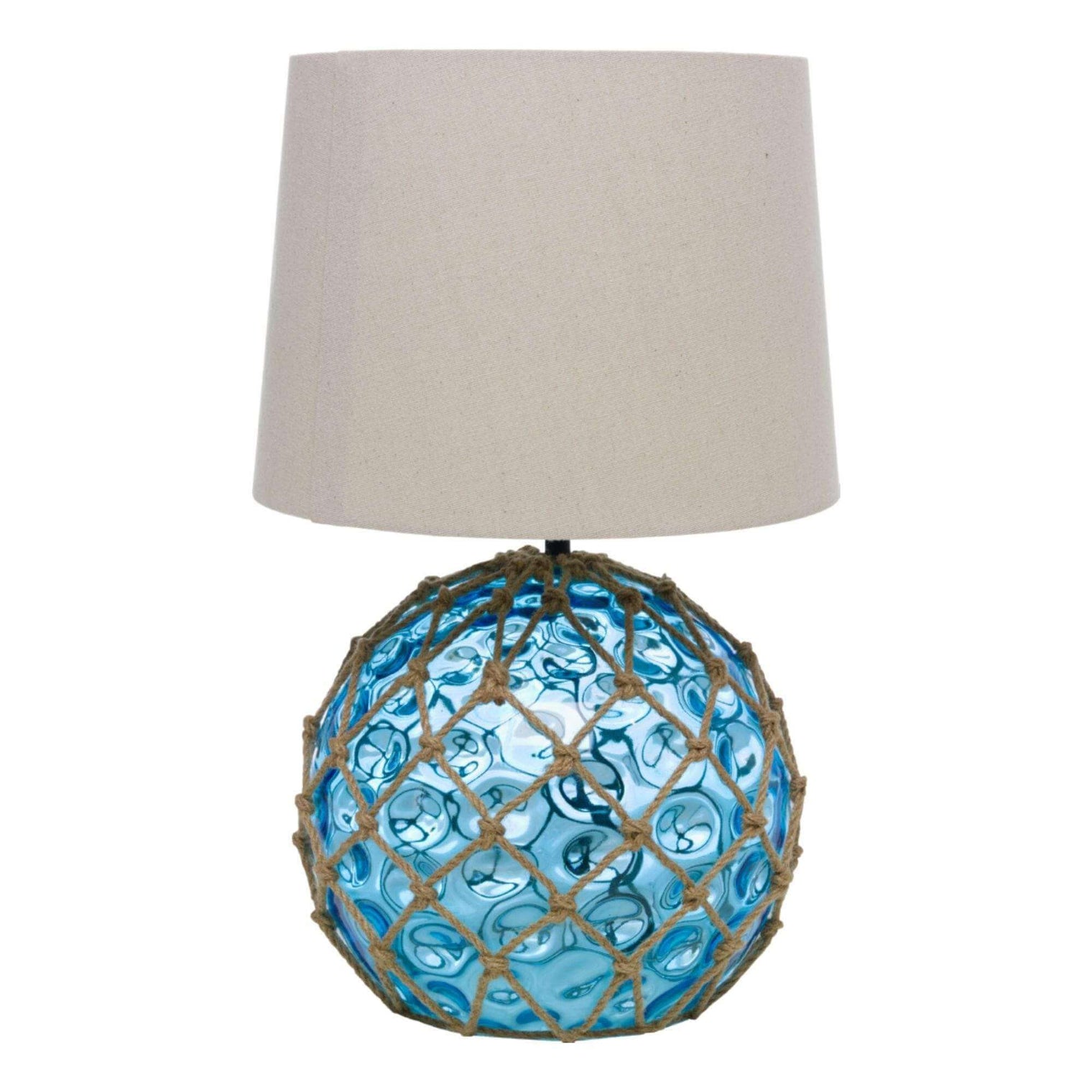 Blue Glass Buoy Table Lamp Lamp Table Lamps Batela Giftware