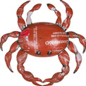 Metal Crab Ornament - Large Ornaments Batela Giftware